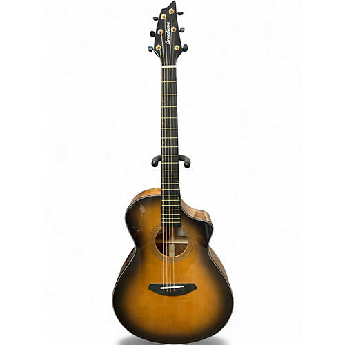 Used Breedlove performer concert bourbon ce BURST Acoustic Electric Guitar BURST