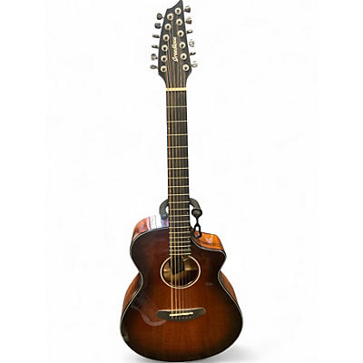 Used Breedlove pursuit ex concert ce mm 12 Brown Sunburst 12 String Acoustic Electric Guitar