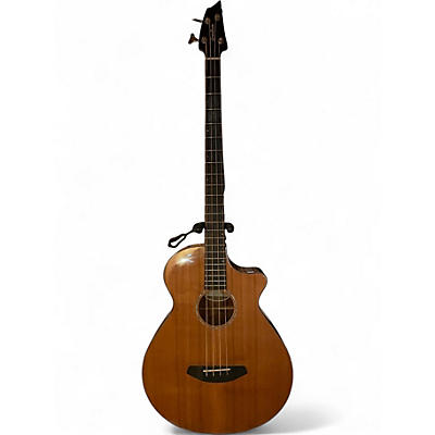 Used Breedlove solo jumbo ce bass natural Acoustic Bass Guitar