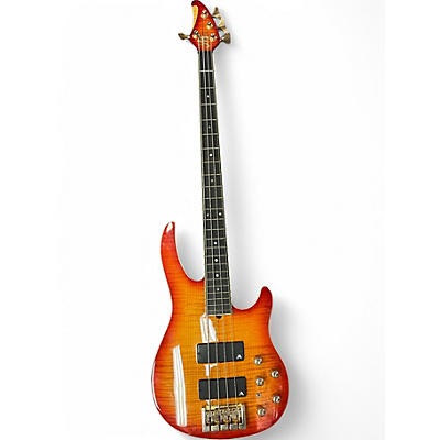 Used Brian Moore Guitars i4 i200 series Cherry Sunburst Electric Bass Guitar