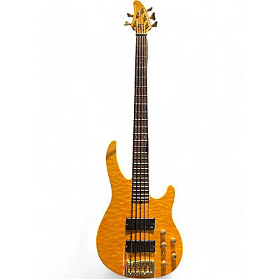 Brian Moore Guitars Used Brian Moore Guitars i5 Amber Electric Bass Guitar