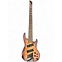Used Brice 5 STRING HEADLESS 2 Color Sunburst Electric Bass Guitar 2 Color Sunburst