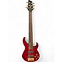 Used Brice 6 String Fretless Bass Candy Apple Red Electric Bass Guitar Candy Apple Red