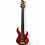 Used Brice 6 string fretless bass satin burgundy Electric Bass Guitar satin burgundy