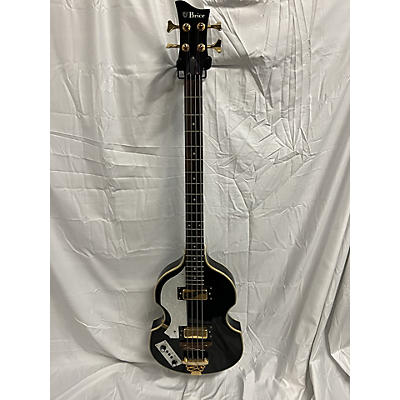 Used Brice Viola Bass Black Electric Bass Guitar