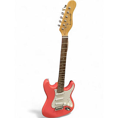 Used Bridgecraft STRAT STYLE Pink Solid Body Electric Guitar