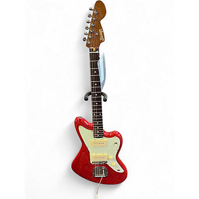 Used Brinson SEA JAY RED Solid Body Electric Guitar