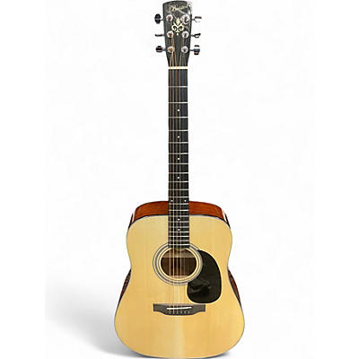 Used Bristol BD-16 Natural Acoustic Guitar