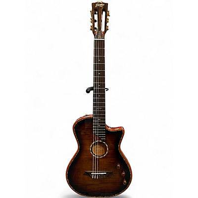 Used Bromo Fusion Craft Ben2C Sunburst Classical Acoustic Electric Guitar