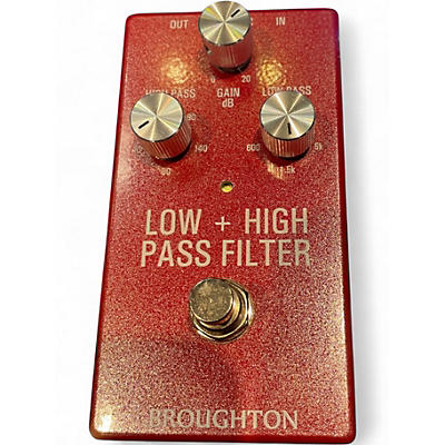 Used Broughton LOW HIGH PASS FILTER Effect Pedal
