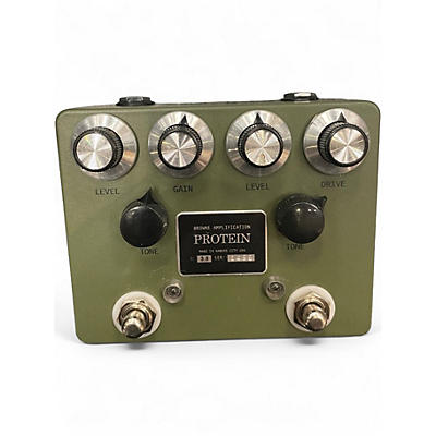 Used Brown Aplifiction Protein Dual Overdrive Effect Pedal