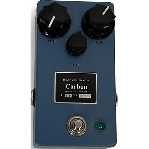 Browne Amplification Used Browne Amplification Carbon Overdrive Effect Pedal