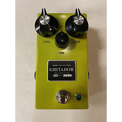 Used Browne Amplification GRITADOR Effect Pedal
