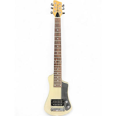 Used Brownsville New York MIni White Electric Guitar
