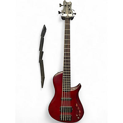 Used Brubaker Brute MJXSC-5 Black Electric Bass Guitar