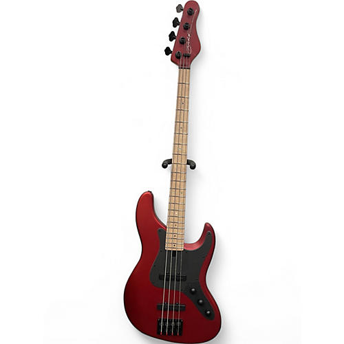 Used Brubaker JXB-4 USA  RED VELVET Electric Bass Guitar RED VELVET