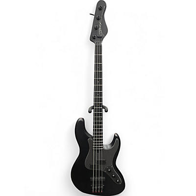 Used Brubaker JXB-USA-4 Satin Black Electric Bass Guitar