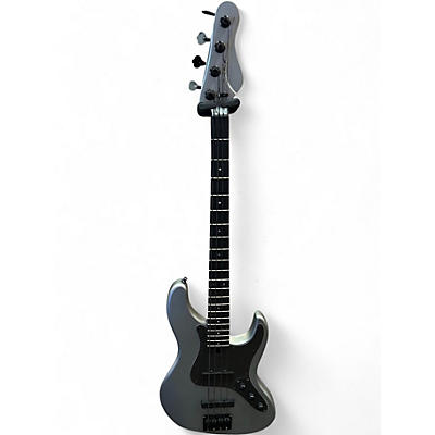 Used Brubaker JXB4 Gray Electric Bass Guitar