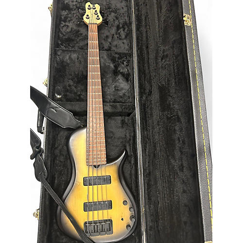 Used Brubaker KXB5 Desert Burst Electric Bass Guitar Desert Burst