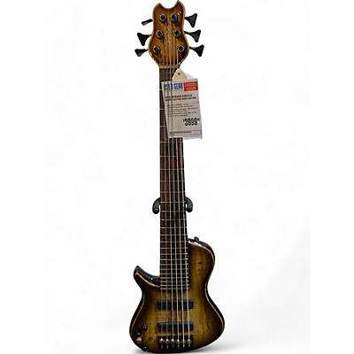 Brubaker Used Brubaker Kxb-6 LH Wood Electric Bass Guitar