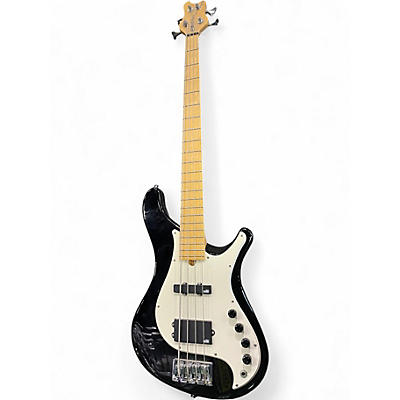 Used Brubaker MJX-4 Black Electric Bass Guitar