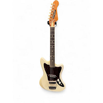 Used Bruno Conquerer Classic White Solid Body Electric Guitar