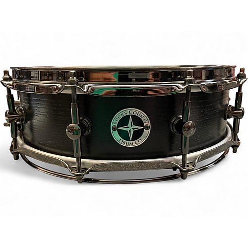 Used Bucks County Drum Co. 4.5X14 Ash Black Stain Drum Black Stain 5