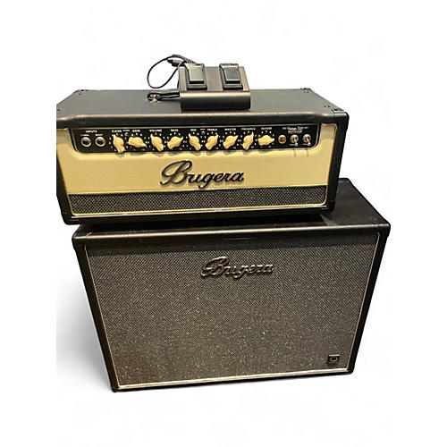 Used Bugera Vintage v22 Head and Cabinet Guitar Stack