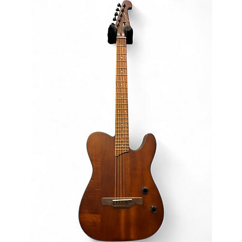 Used Bullfighter T-Style Natural Acoustic Electric Guitar Natural