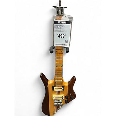 Used Bunker Pro Star Natural Solid Body Electric Guitar