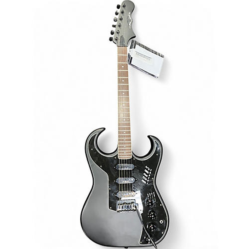 Used Burns BISON Black Solid Body Electric Guitar Black