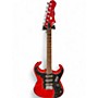 Used Burns Bison 62 reissue Red Solid Body Electric Guitar Red