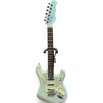 Used Burns COBRA DX Daphne Blue Solid Body Electric Guitar