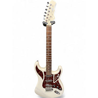 Used Burns COBRA White Solid Body Electric Guitar