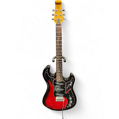 Used Burns marquee club series red burst Solid Body Electric Guitar