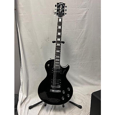 Used Burny CUSTOM RLC Black Solid Body Electric Guitar