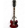 Used Burny Double Cut Vintage Cherry Solid Body Electric Guitar Vintage Cherry