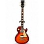 Used Burny LG-75 Cherry Sunburst Solid Body Electric Guitar Cherry Sunburst