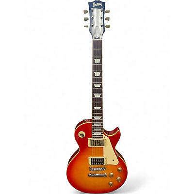 Used Burny Super Grade 2 Tone Sunburst Solid Body Electric Guitar