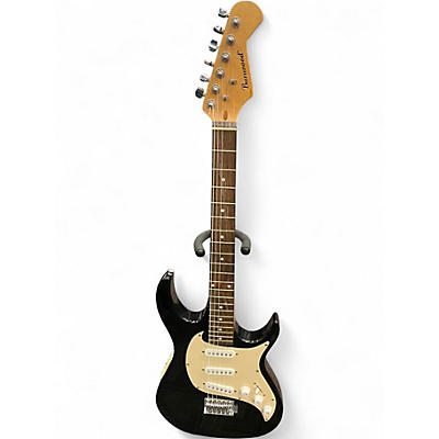 Used Burswood 08A07 Black Solid Body Electric Guitar