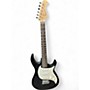 Used Burswood Strat style Black Solid Body Electric Guitar Black