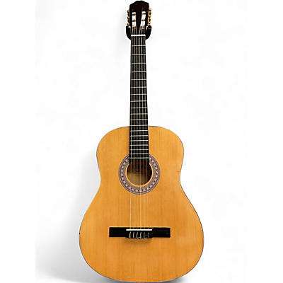 Used Burswood classical Natural Classical Acoustic Guitar