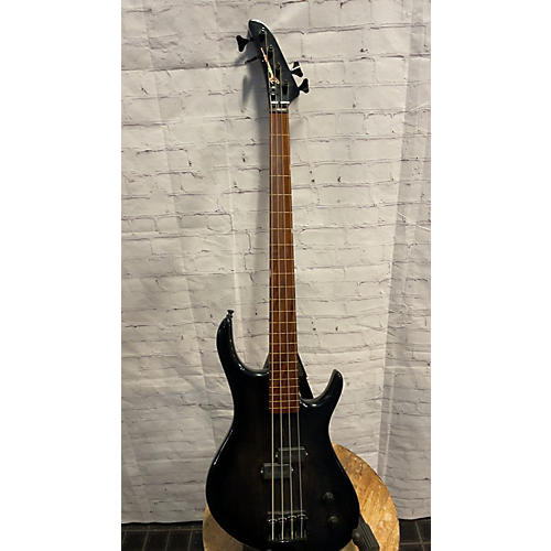 Buscarino Used Buscarino 4 String Bass Trans Blk Electric Bass Guitar trans blk