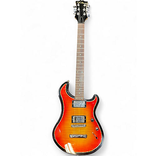 Used C. R. Alsip DOUBLE CUT Sunrise Tea Burst Solid Body Electric Guitar Sunrise Tea Burst