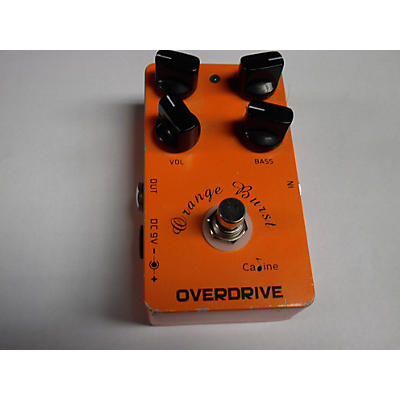 Caline Used CALINE ORANGE BURST OVERDRIVE Effect Pedal