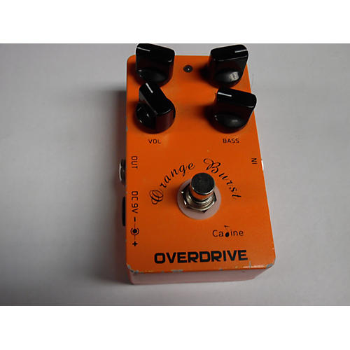 Caline Used CALINE ORANGE BURST OVERDRIVE Effect Pedal