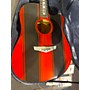 Used Camaro Used CAMARO C TEEL SRING RED GREEN Acoustic Electric Guitar RED GREEN