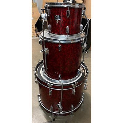 Used CB DRUMS 3 piece SP SERIES Crimson Red Burst Drum Kit