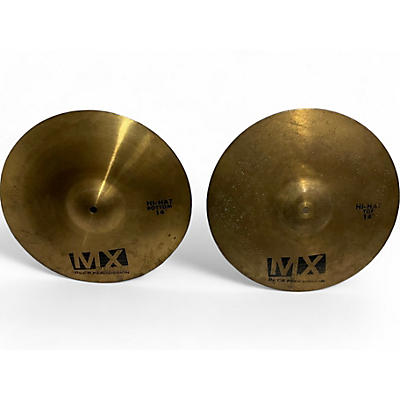 CB Percussion Used CB Percussion 14in Mx Hi Hat Pair Cymbal