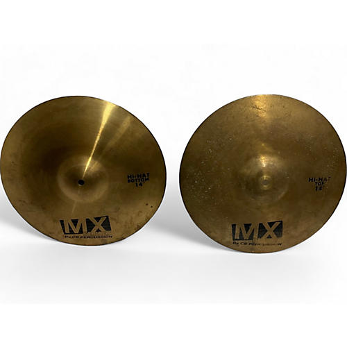 CB Percussion Used CB Percussion 14in Mx Hi Hat Pair Cymbal 33